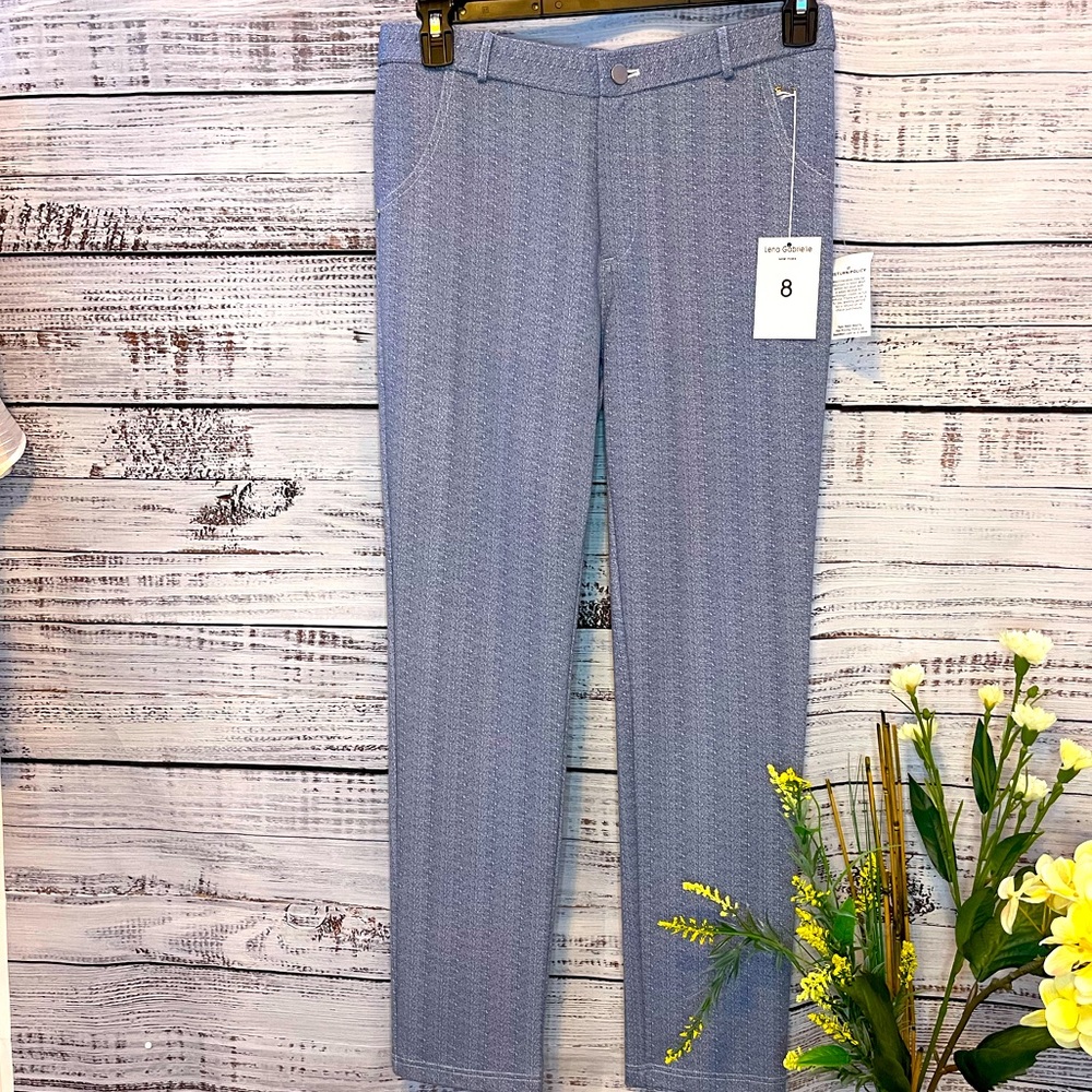 Lena Gabrielle Lightweight Stretch Pull-On Dress Pants | Size 8
